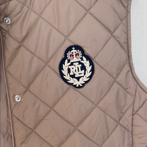 Ralph Lauren Quilted Beige Vest - Picture 3 of 8